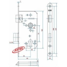 Zamek 72/55 LOB