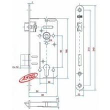 Zamek 90/50 LOB