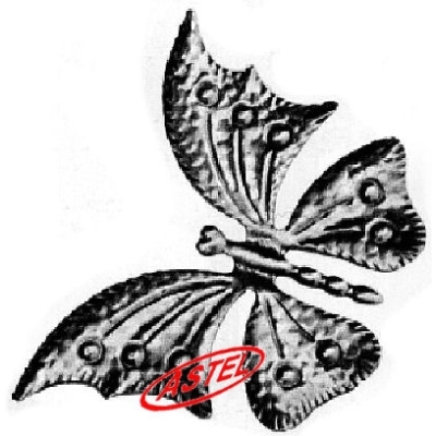 Motyl z blachy duży